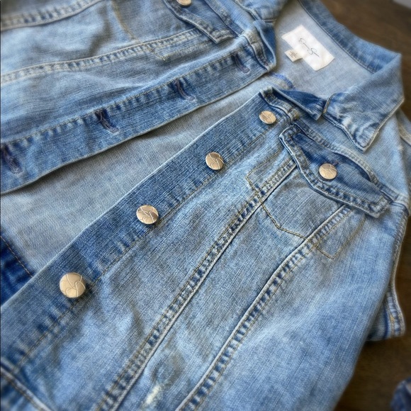 Jessica Simpson Jean vest size large - Picture 5 of 5